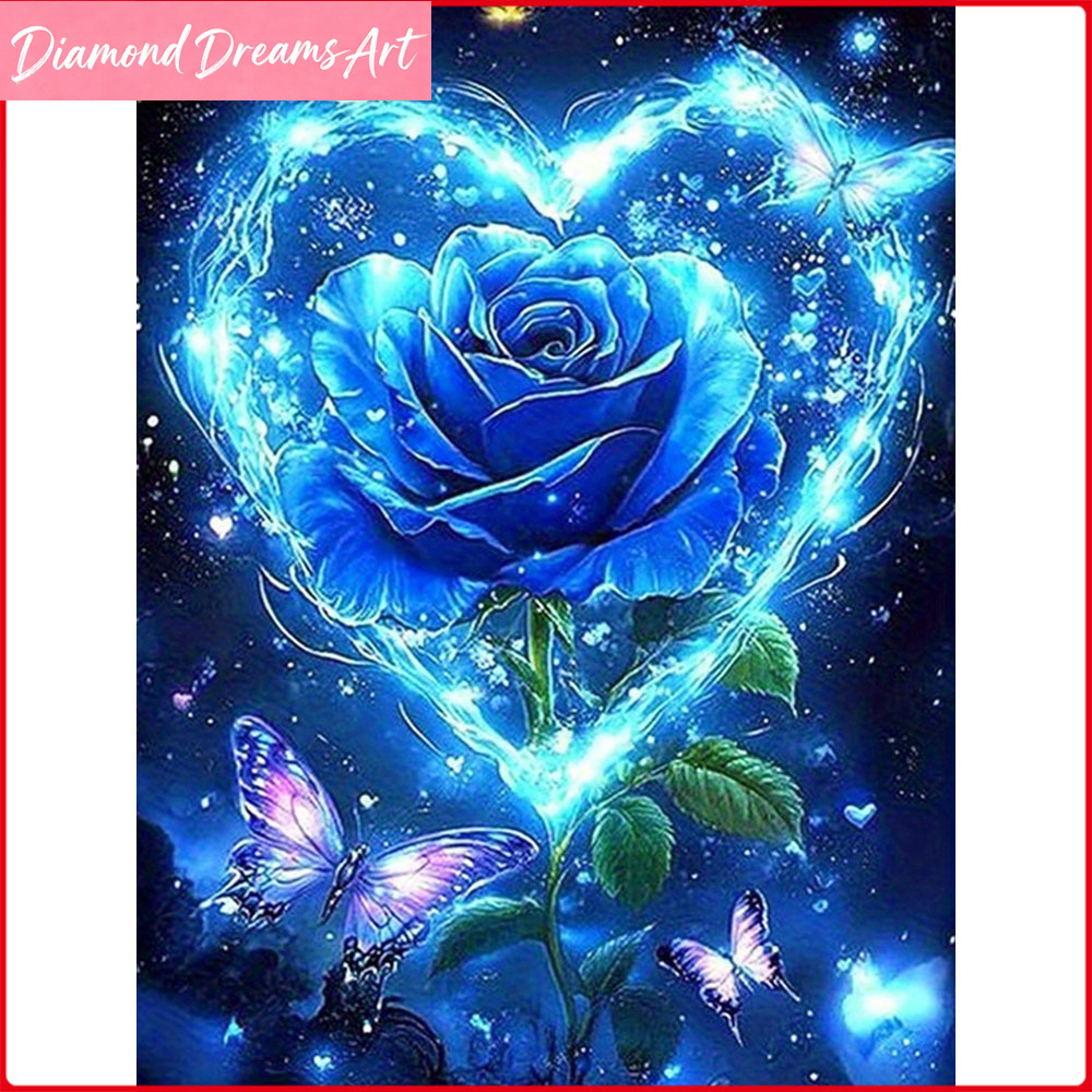Full Square Round Diamond Pain - Embroidery Roses recension och pris
