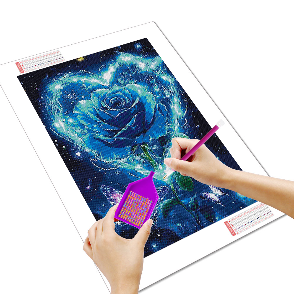 Full Square Round Diamond Pain - Embroidery Roses recension och pris