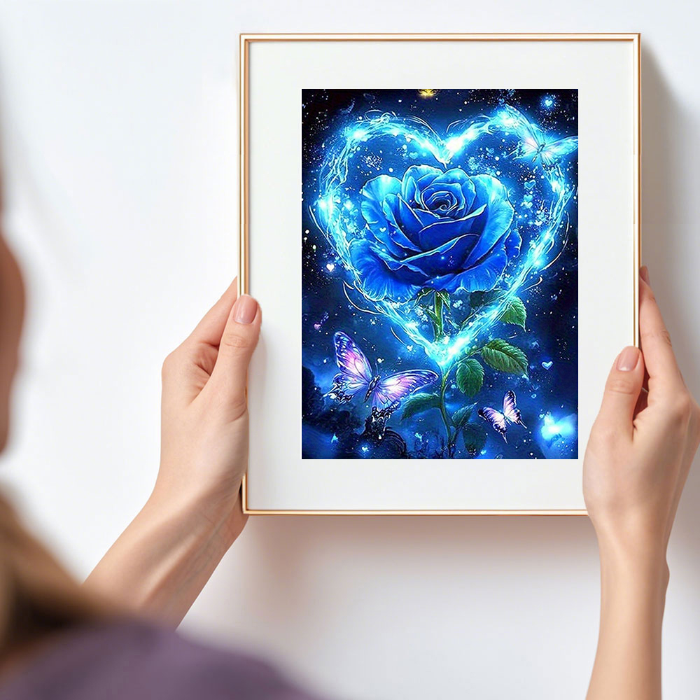Full Square Round Diamond Pain - Embroidery Roses recension och pris