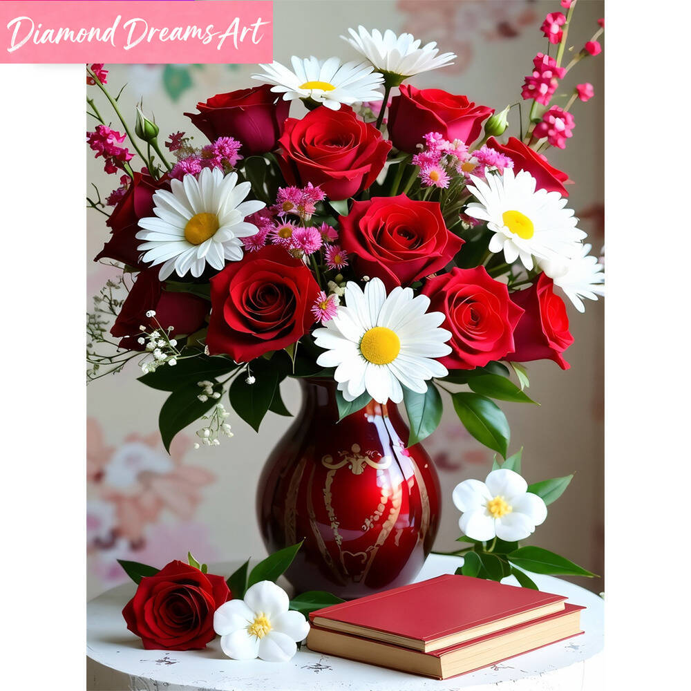 5D DIY Diamond Embroidery Rose - Embroidery Roses recension och pris