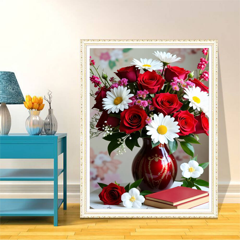 5D DIY Diamond Embroidery Rose - Embroidery Roses recension och pris