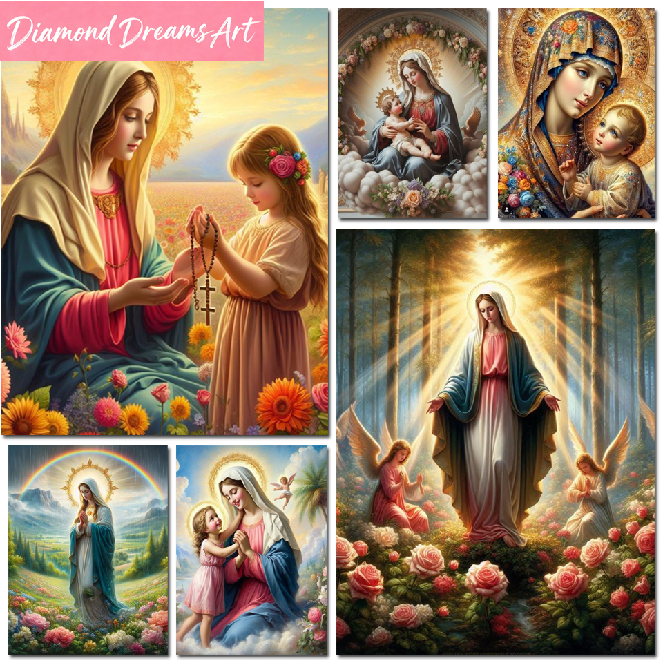 Frameless,Diamond Painting Vir - Embroidery Roses recension och pris