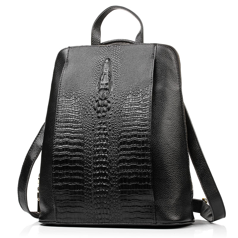 Zency Women's Crocodile Leathe - Embroidery On Leather recension och pris