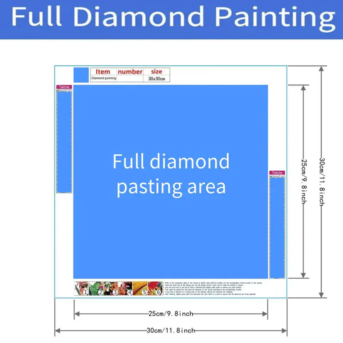 5D Diamond Painting Set, Color - Embroidery H&M recension och pris