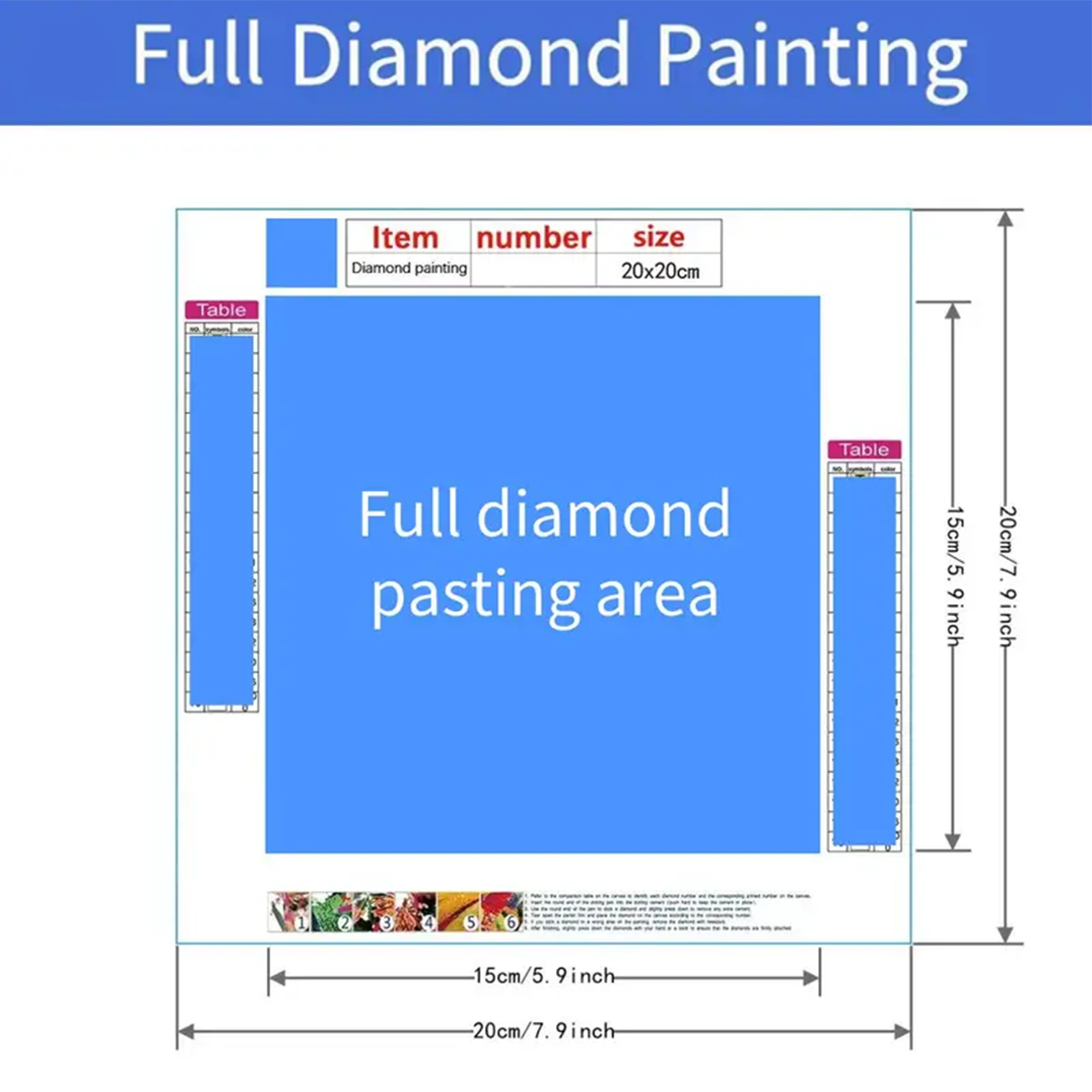 5D Diamond Painting Set, Color - Embroidery H&M recension och pris