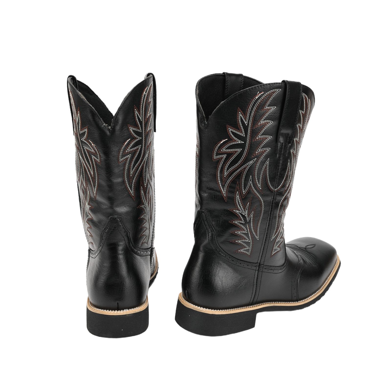 Men Cowboy Boots Embroidery We - Embroidery On Leather recension och pris